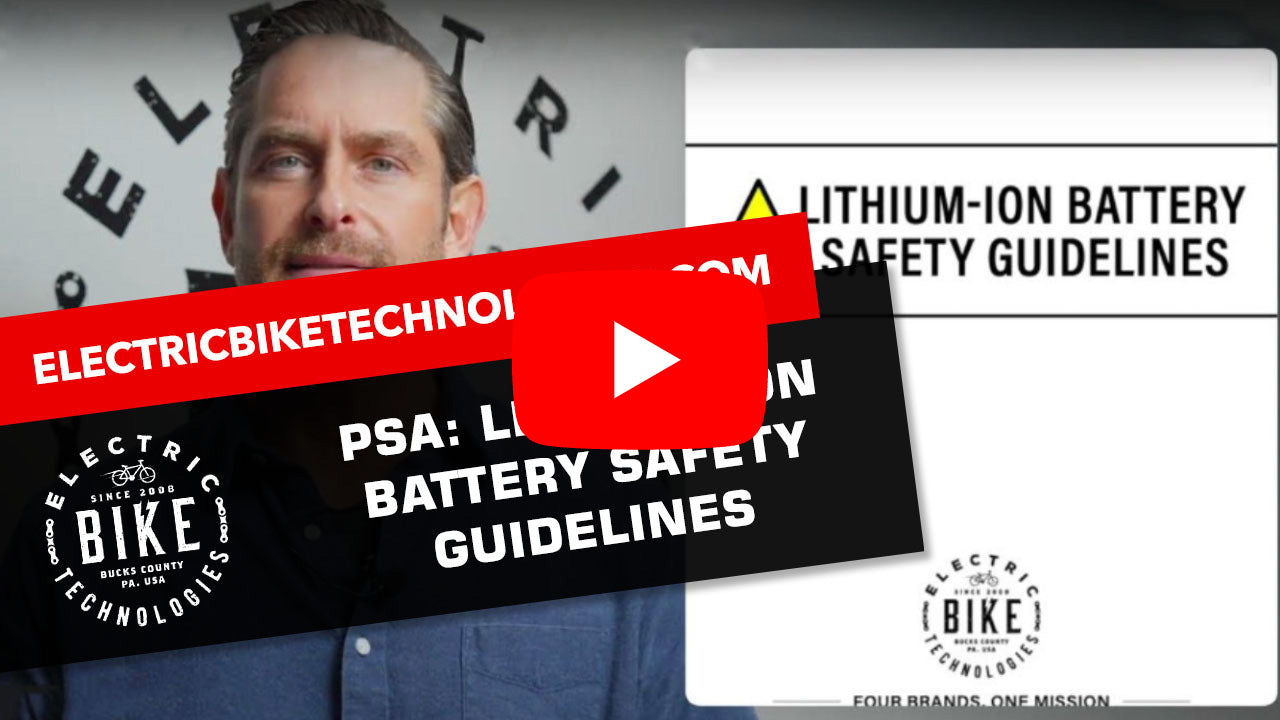 Lithium-Ion Battery Safety Guidelines – ElectricTrike.com