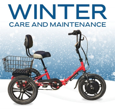 Winter Care and Maintenance for your electric bike or trike